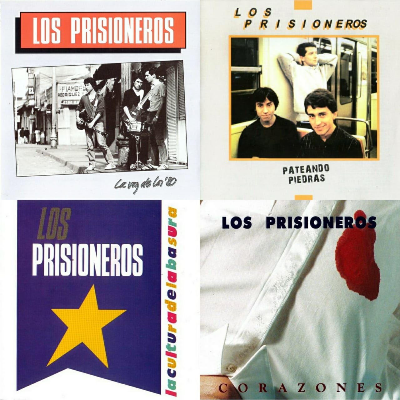 Los Prisioneros – 4 CDS Pack - Obi Vinilos