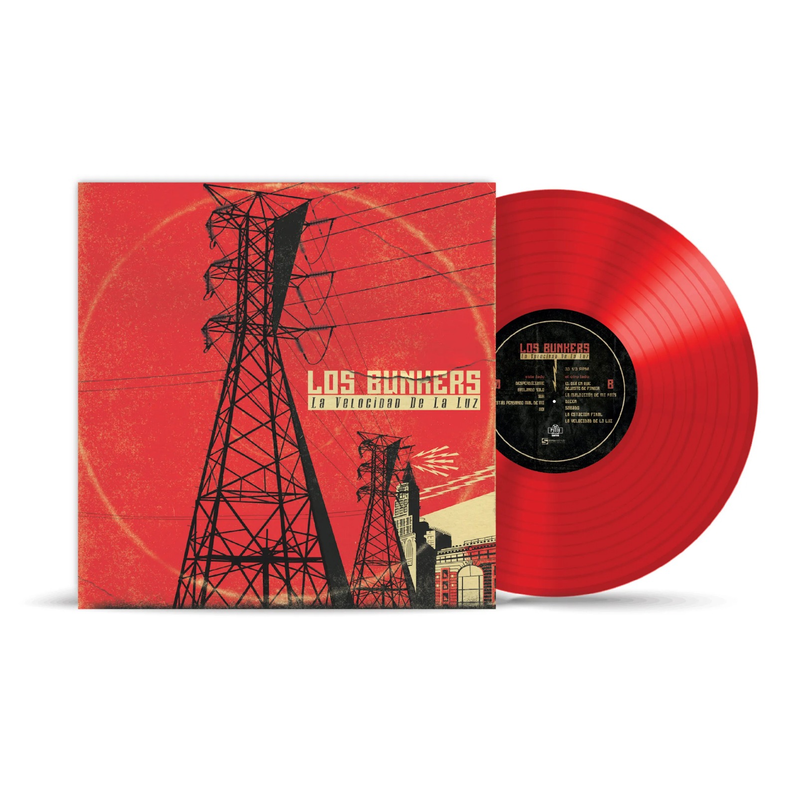Los Bunkers - La Velocidad de la Luz Rojo