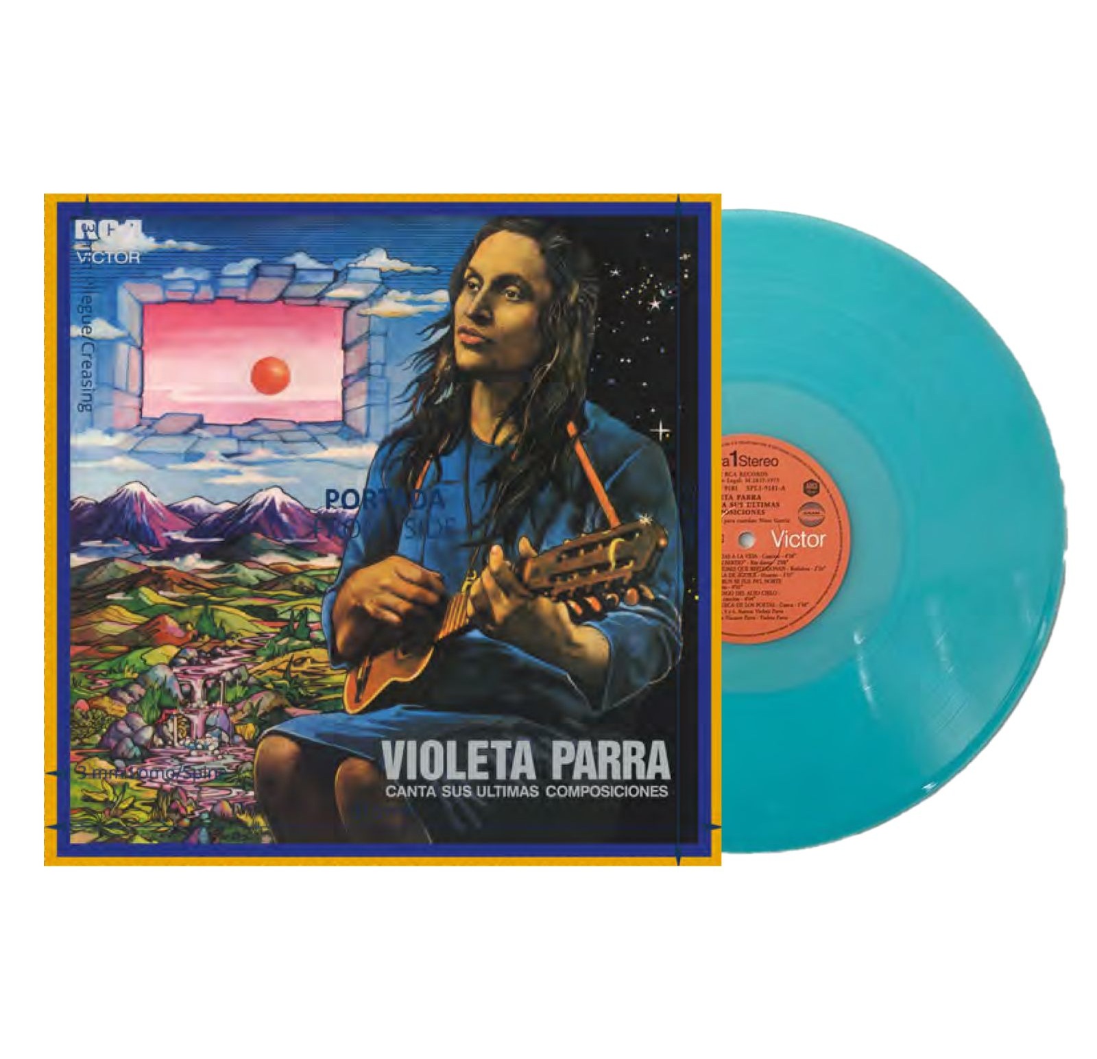Violeta Parra - Las Ultimas Composiciones de Violeta Parra (Celeste Transparente)